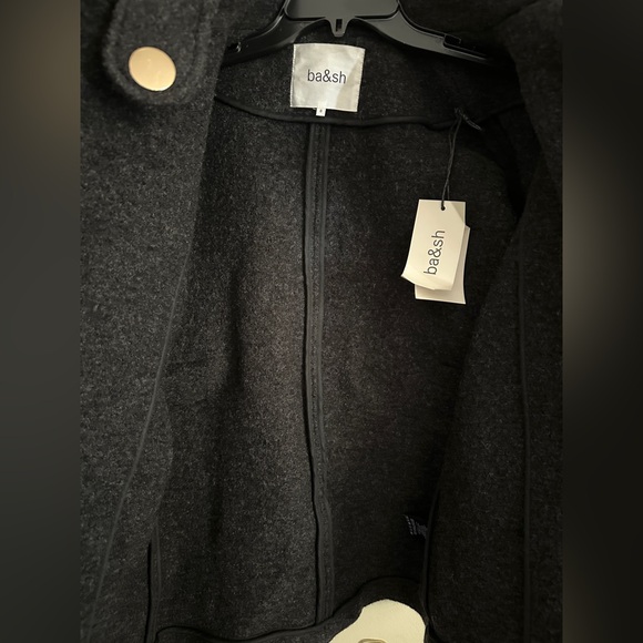 New ba&sh wool Calvi coat. Anthracite. Size European 0 (or 2 in US) - Picture 5 of 15